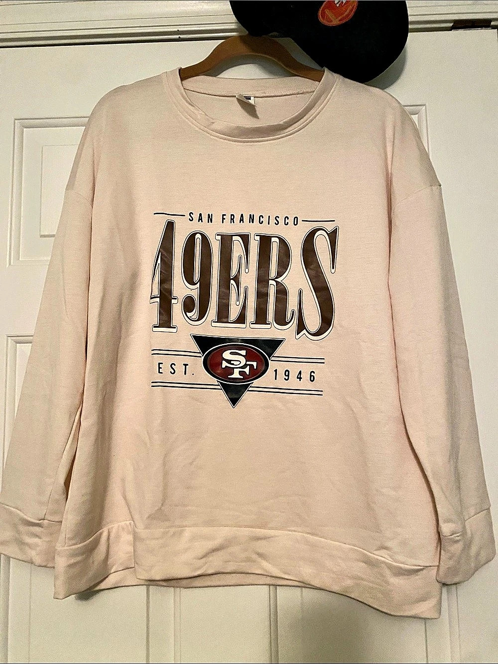 49ers Sweatshirt and Hat Set - Large NWOT
